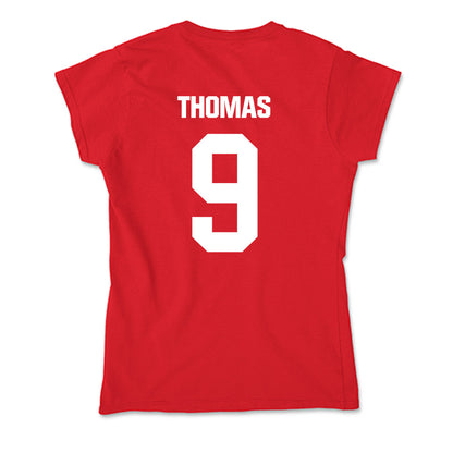 Jax State - NCAA Women's Volleyball : Azavia Thomas - Soft Style Women’s T-Shirt-1