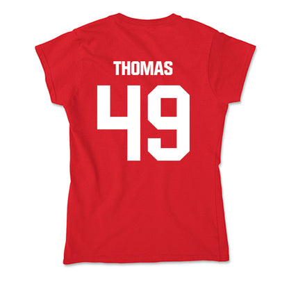Jax State - NCAA Football : Nate Thomas - Soft Style Women’s T-Shirt-1