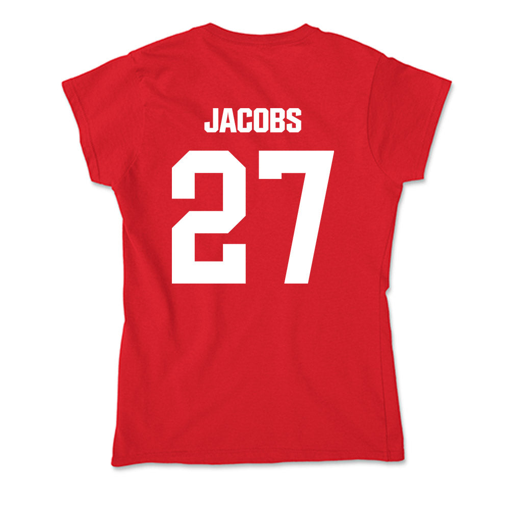 Jax State - NCAA Women's Soccer : Amelia Jacobs - Soft Style Women’s T-Shirt-1