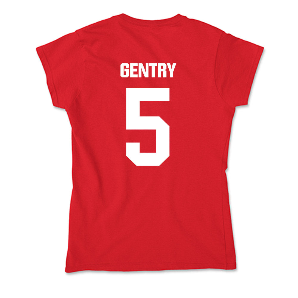 Jax State - NCAA Football : Dylan Gentry - Soft Style Women’s T-Shirt-1
