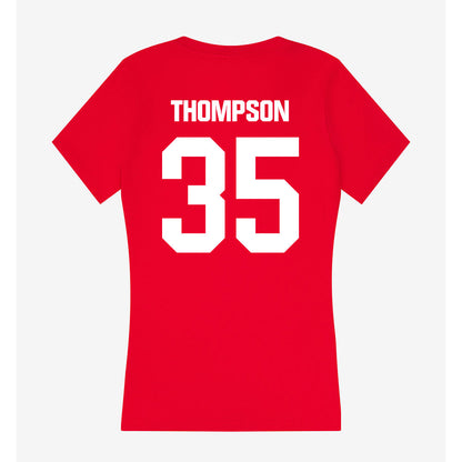 Jax State - NCAA Football : Aidan Thompson - Women's V-Neck T-Shirt-1