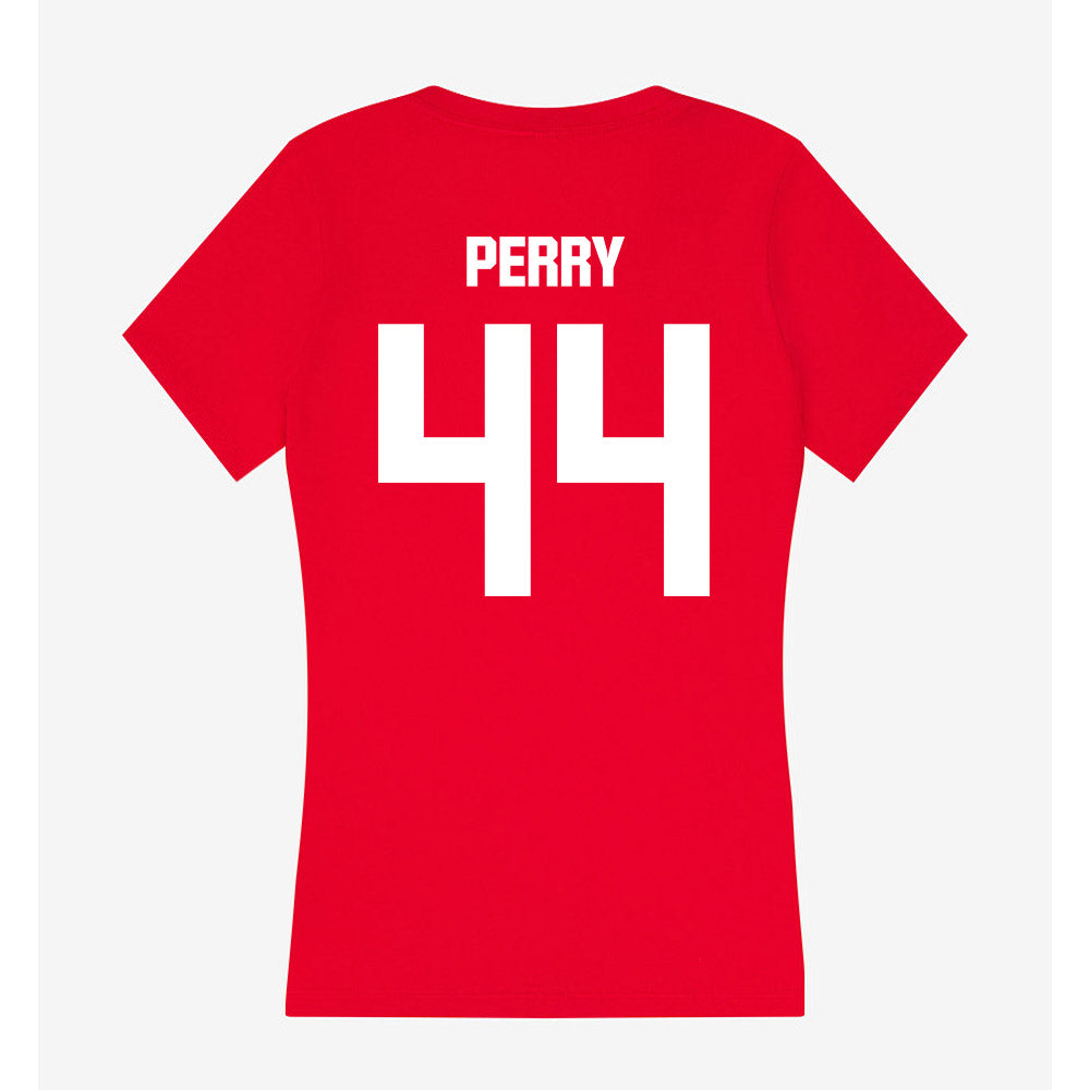 Jax State - NCAA Football : Khurtiss Perry - Women's V-Neck T-Shirt-1