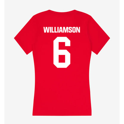 Jax State - NCAA Baseball : Ace Williamson - Women's V-Neck T-Shirt-1