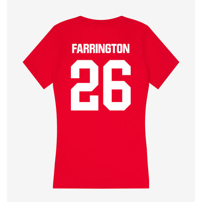 Jax State - NCAA Football : Lucas Farrington - Women's V-Neck T-Shirt-1