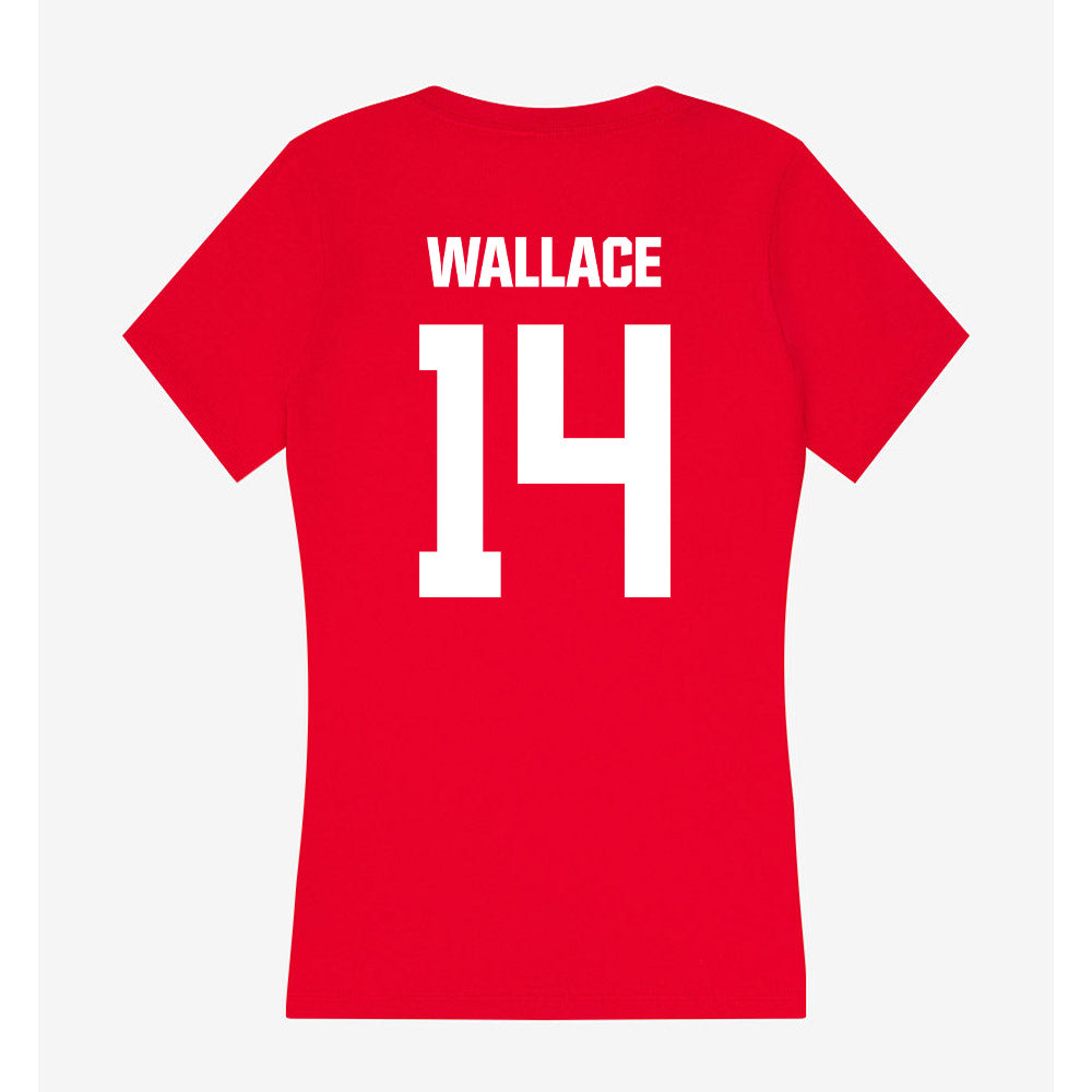 Jax State - NCAA Football : Blake Wallace - Women's V-Neck T-Shirt-1