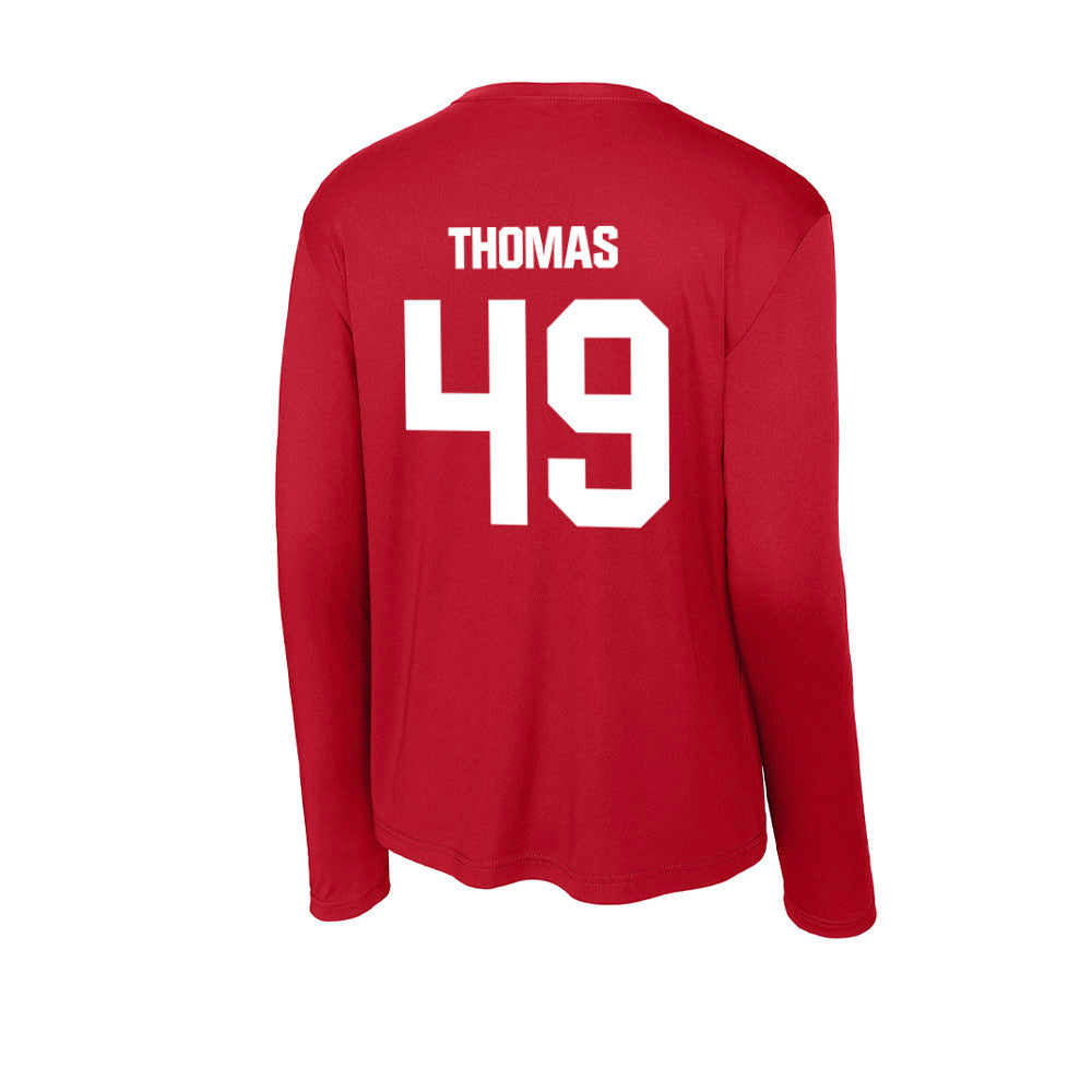 Jax State - NCAA Football : Nate Thomas - Activewear Long Sleeve T-Shirt-1