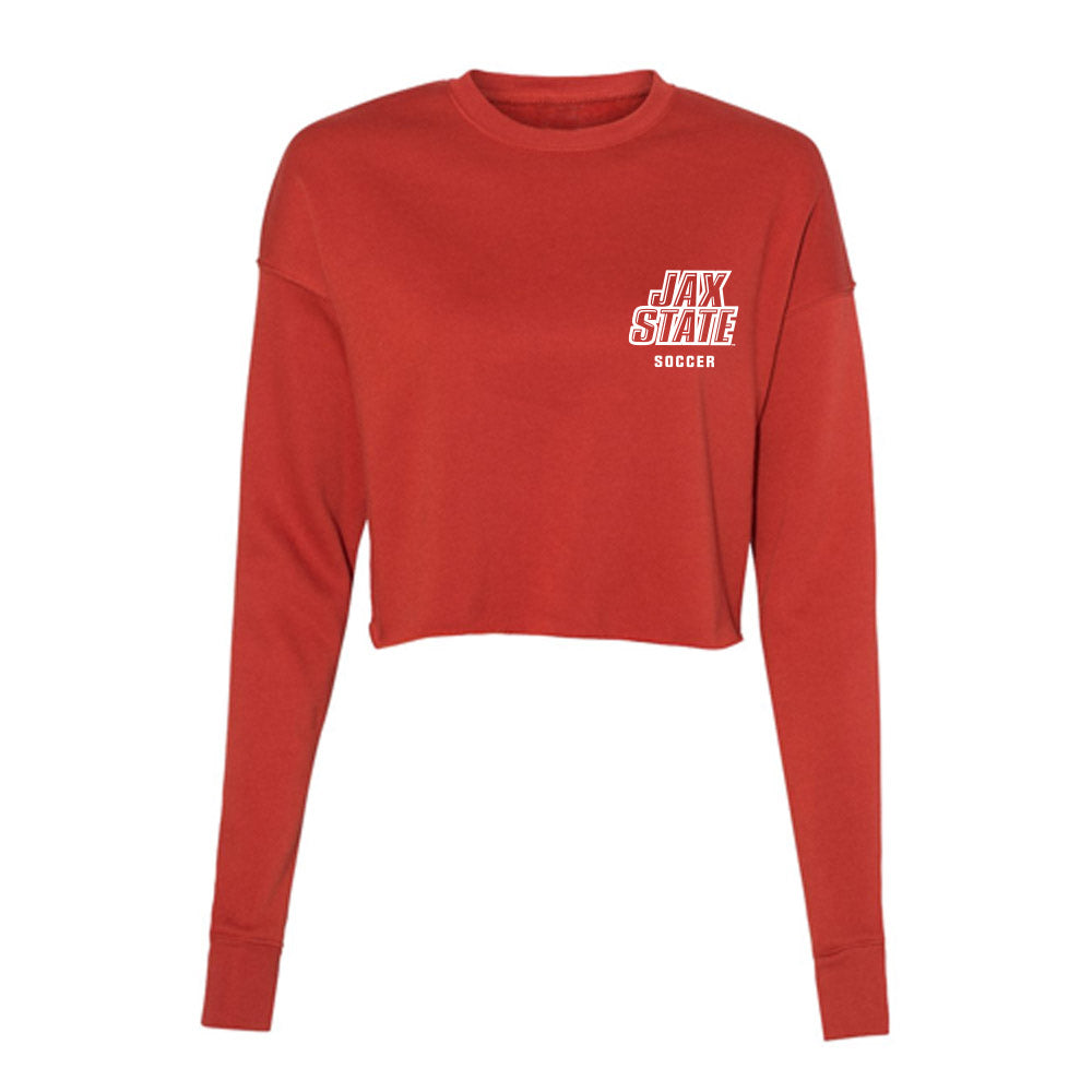 Jax State - NCAA Women's Soccer : Sunny Ferren - Women's Cropped Crew Fleece-0