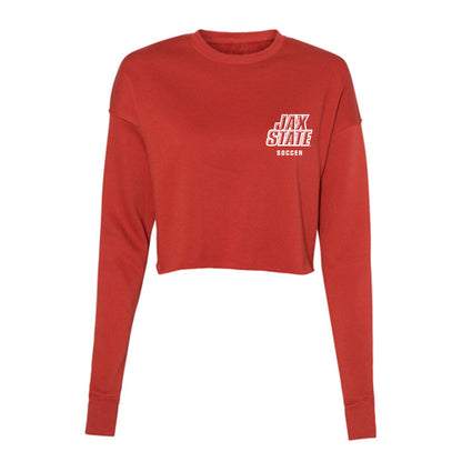 Jax State - NCAA Women's Soccer : Sunny Ferren - Women's Cropped Crew Fleece-0