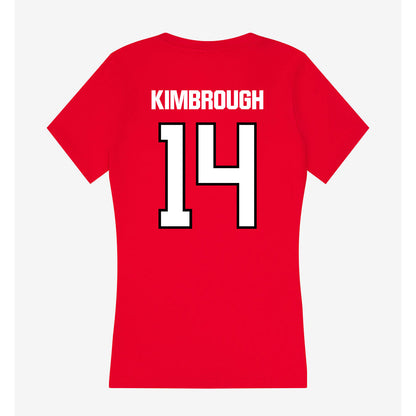 WSSU - NCAA Football : Isaiah Kimbrough - Women's V-Neck T-Shirt-1