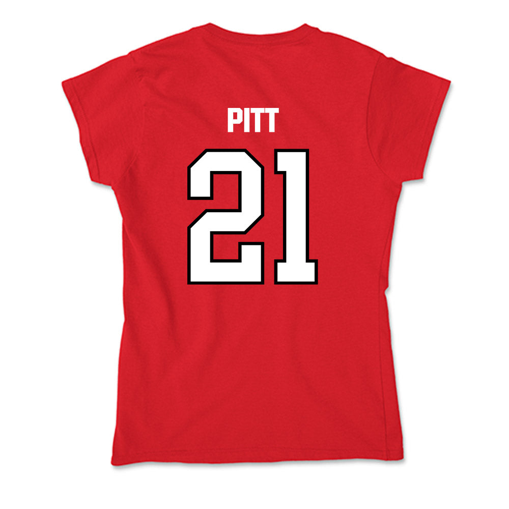 WSSU - NCAA Women's Volleyball : Jewel Pitt - Soft Style Women’s T-Shirt-1