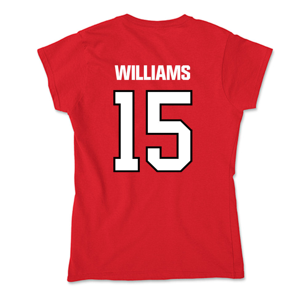 WSSU - NCAA Women's Basketball : Chloe Williams - Soft Style Women’s T-Shirt-1
