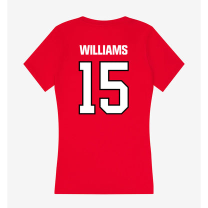 WSSU - NCAA Football : Nehemiah Williams - Women's V-Neck T-Shirt-1