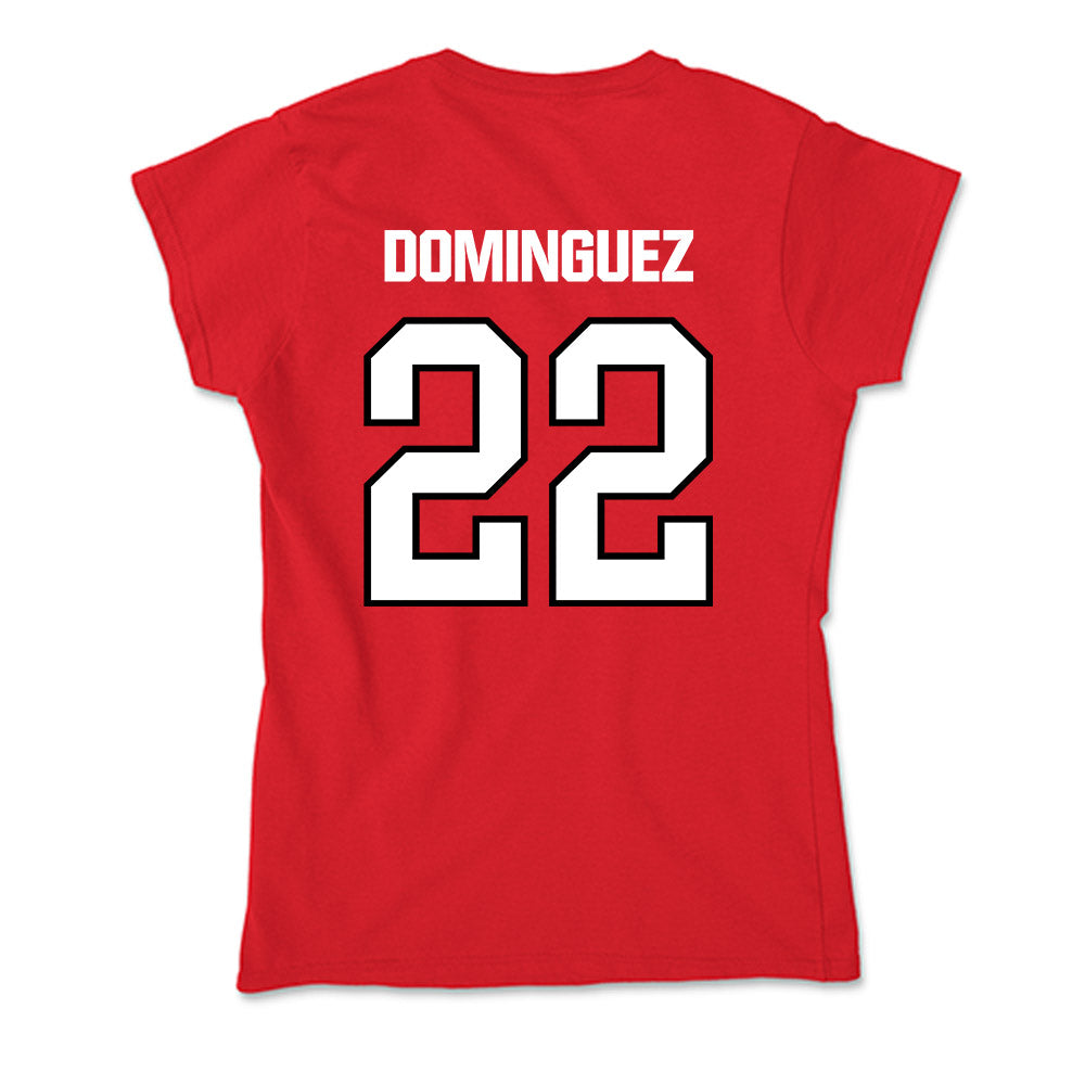 WSSU - NCAA Softball : Bailey Dominguez - Soft Style Women’s T-Shirt-1