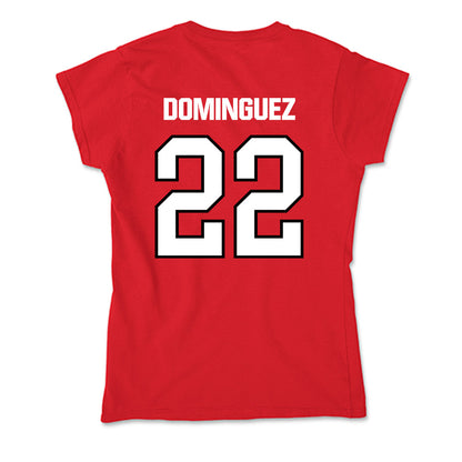 WSSU - NCAA Softball : Bailey Dominguez - Soft Style Women’s T-Shirt-1