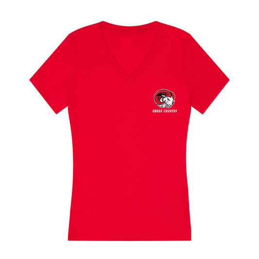 WSSU - NCAA Men's Cross Country : Emaije Ambrose - Women's V-Neck T-Shirt-0