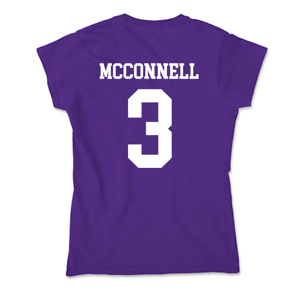 Evansville - NCAA Baseball : Drew McConnell - Soft Style Women’s T-Shirt-1