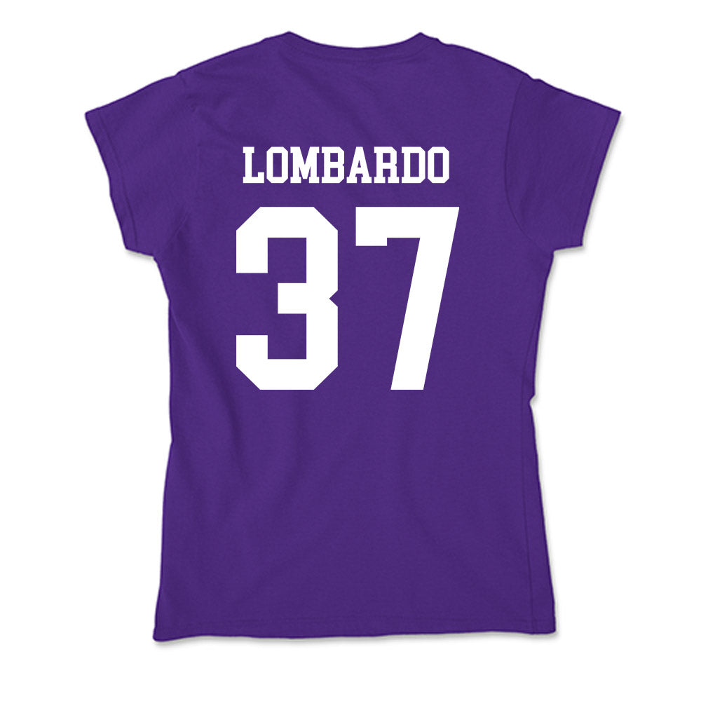 Evansville - NCAA Baseball : Trenton Lombardo - Soft Style Women’s T-Shirt-1