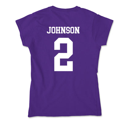 Evansville - NCAA Women's Soccer : Taylor Johnson - Soft Style Women’s T-Shirt-1