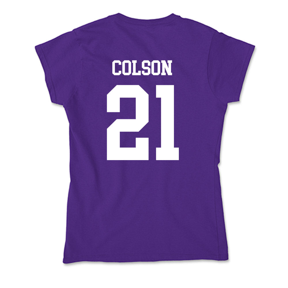 Evansville - NCAA Women's Soccer : Liv Colson - Soft Style Women’s T-Shirt-1