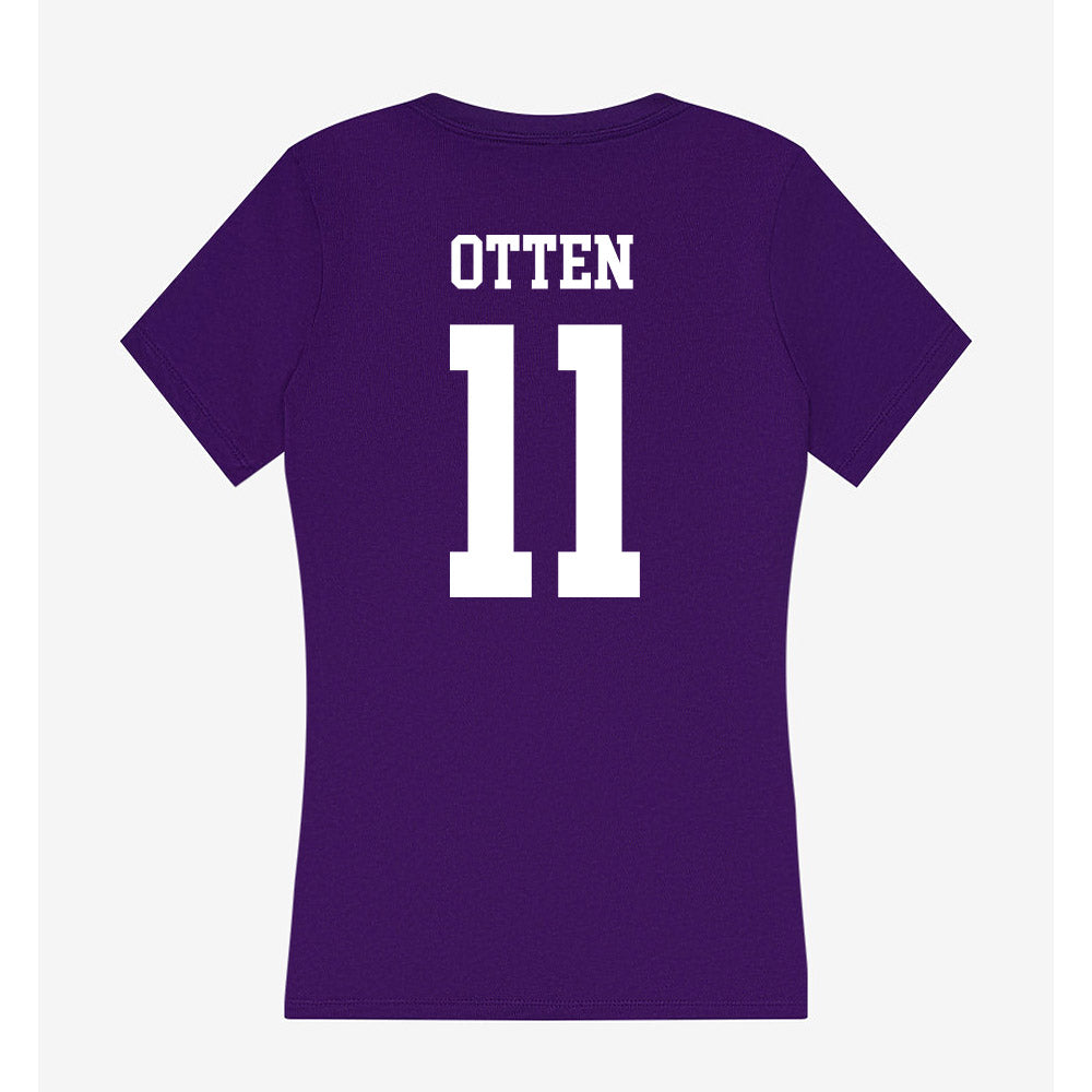 Evansville - NCAA Softball : Sophia Otten - Women's V-Neck T-Shirt-1