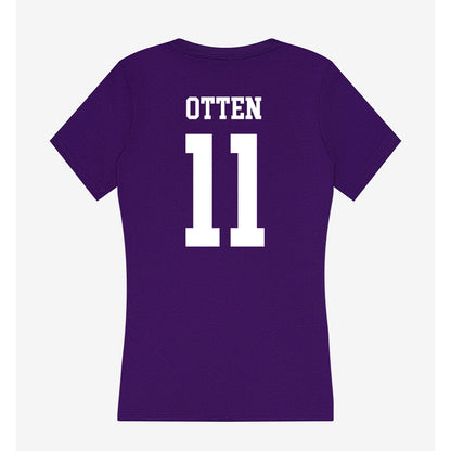 Evansville - NCAA Softball : Sophia Otten - Women's V-Neck T-Shirt-1