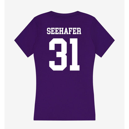 Evansville - NCAA Women's Soccer : Josie Seehafer - Women's V-Neck T-Shirt-1