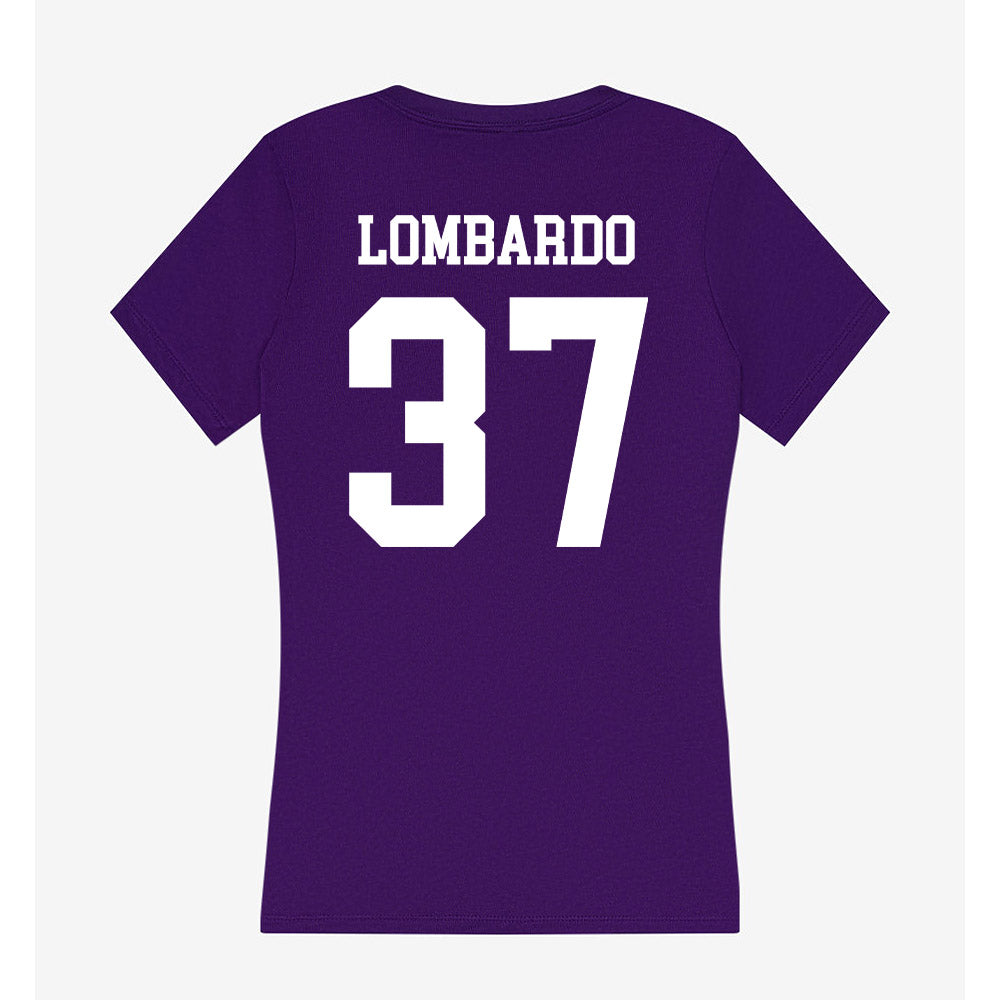 Evansville - NCAA Baseball : Trenton Lombardo - Women's V-Neck T-Shirt-1