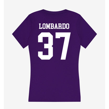 Evansville - NCAA Baseball : Trenton Lombardo - Women's V-Neck T-Shirt-1