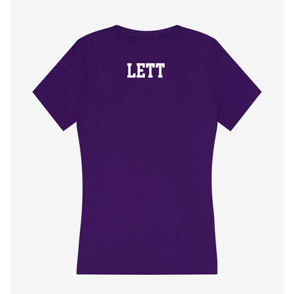Evansville - NCAA Men's Swimming & Diving : Gabe Lett - Women's V-Neck T-Shirt-1