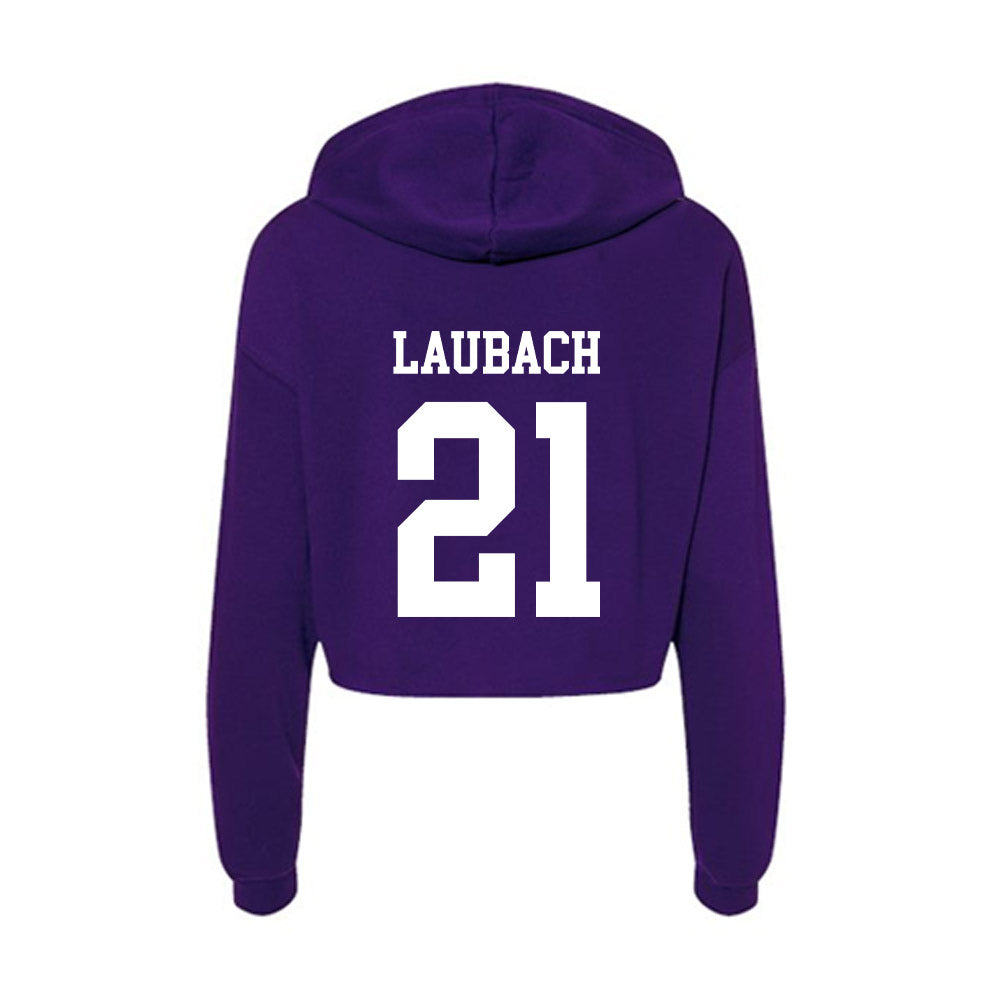 Evansville - NCAA Women's Volleyball : McKenzie Laubach - Women's Crop Fleece Hoodie-1