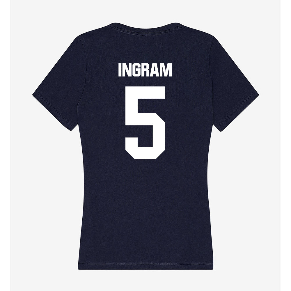 UW Stout - NCAA Baseball : Grant Ingram - Women's V-Neck T-Shirt-1
