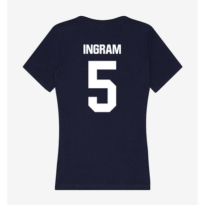 UW Stout - NCAA Baseball : Grant Ingram - Women's V-Neck T-Shirt-1