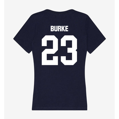 UW Stout - NCAA Football : Miles Burke - Women's V-Neck T-Shirt-1