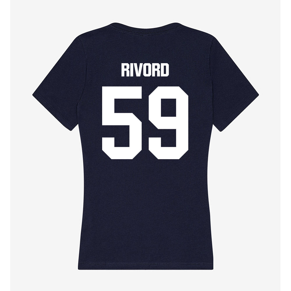 UW Stout - NCAA Football : Garet Rivord - Women's V-Neck T-Shirt-1