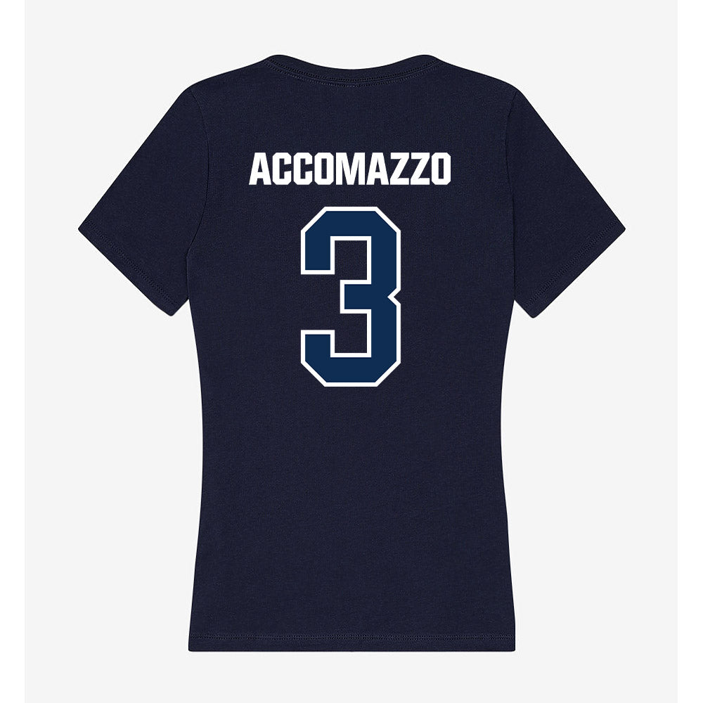 MSU Denver - NCAA Women's Volleyball : Mia Accomazzo - Women's V-Neck T-Shirt-1