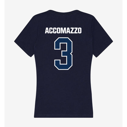 MSU Denver - NCAA Women's Volleyball : Mia Accomazzo - Women's V-Neck T-Shirt-1