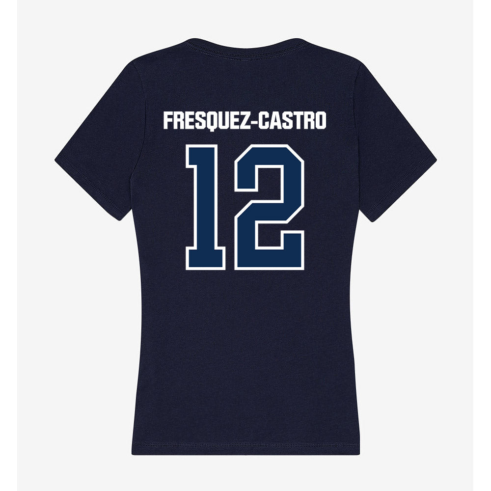 MSU Denver - NCAA Women's Track & Field : Ana Fresquez-Castro - Women's V-Neck T-Shirt-1