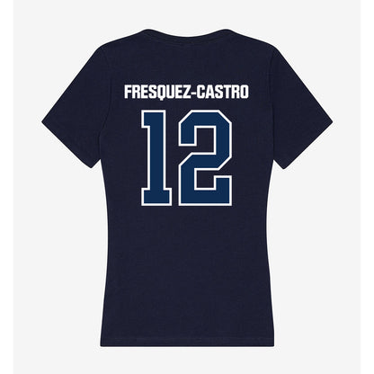 MSU Denver - NCAA Women's Track & Field : Ana Fresquez-Castro - Women's V-Neck T-Shirt-1