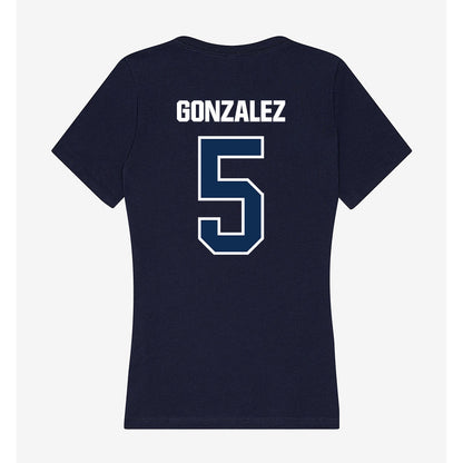 MSU Denver - NCAA Women's Soccer : Meg Gonzalez - Women's V-Neck T-Shirt-1
