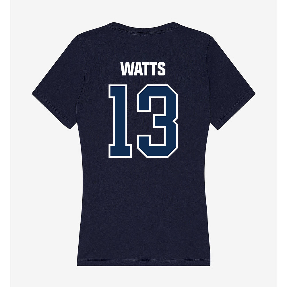 MSU Denver - NCAA Women's Basketball : Jadyn Watts - Women's V-Neck T-Shirt-1
