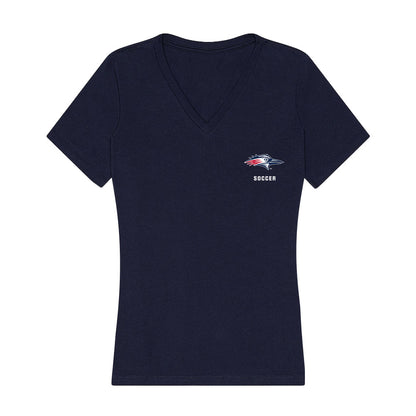 MSU Denver - NCAA Men's Soccer : Rhyson Johnston - Women's V-Neck T-Shirt-0