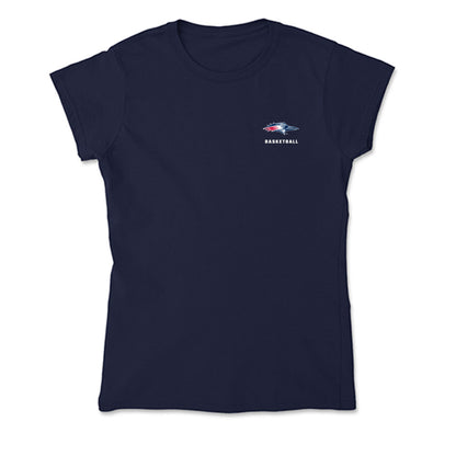 MSU Denver - NCAA Women's Basketball : Amanda Byrnes - Soft Style Women’s T-Shirt-0