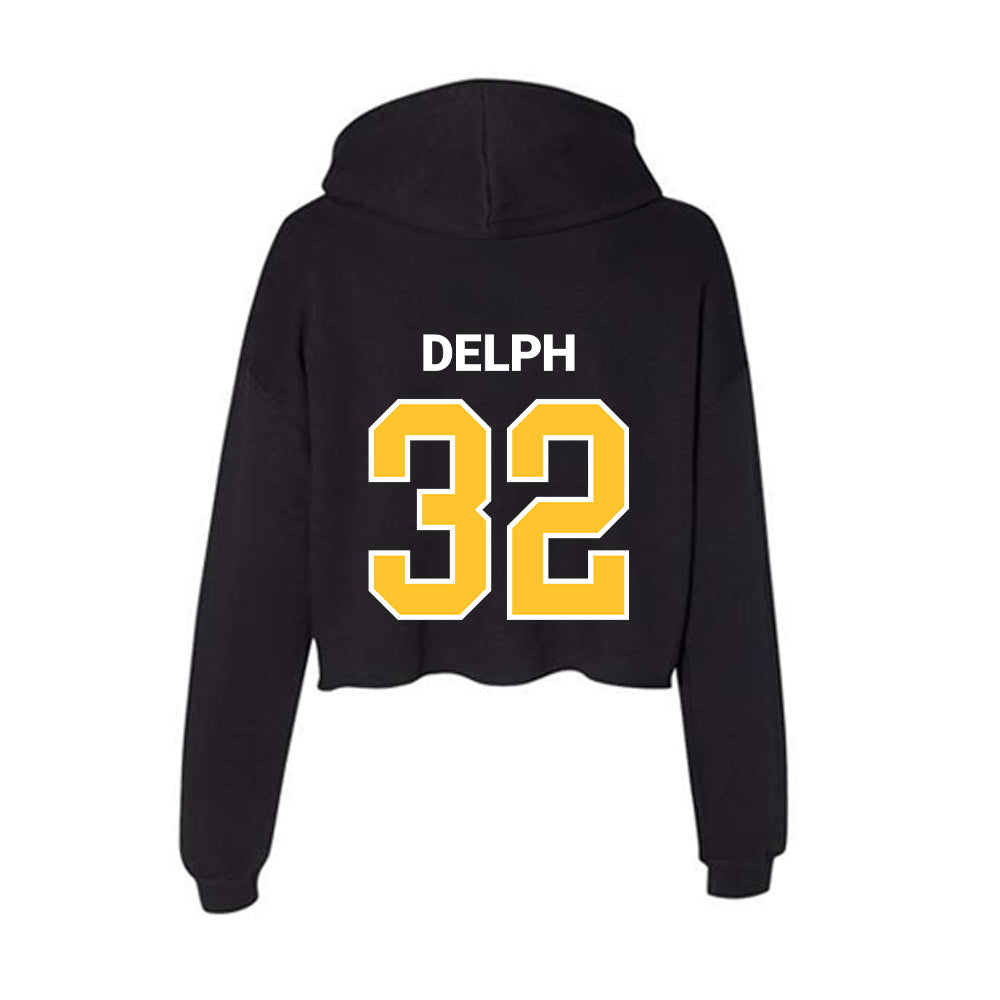 Saint Leo - NCAA Baseball : Matthew Delph - Women's Crop Fleece Hoodie-1