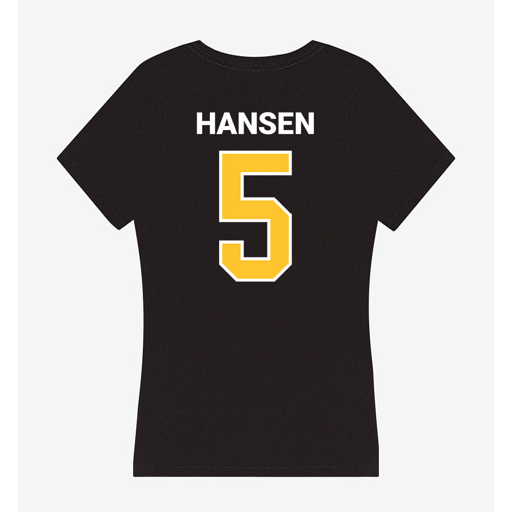 Saint Leo - NCAA Women's Soccer : Sara Hansen - Women's V-Neck T-Shirt-1