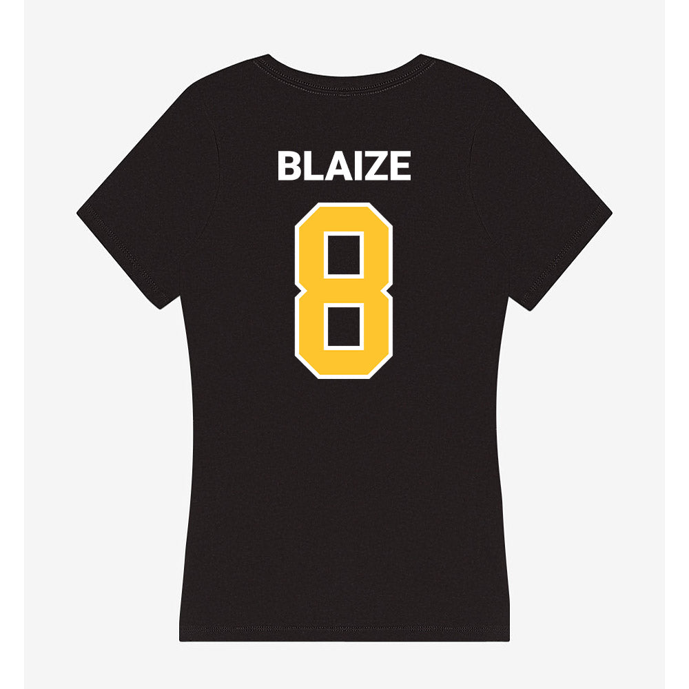 Saint Leo - NCAA Men's Lacrosse : James Blaize - Women's V-Neck T-Shirt-1