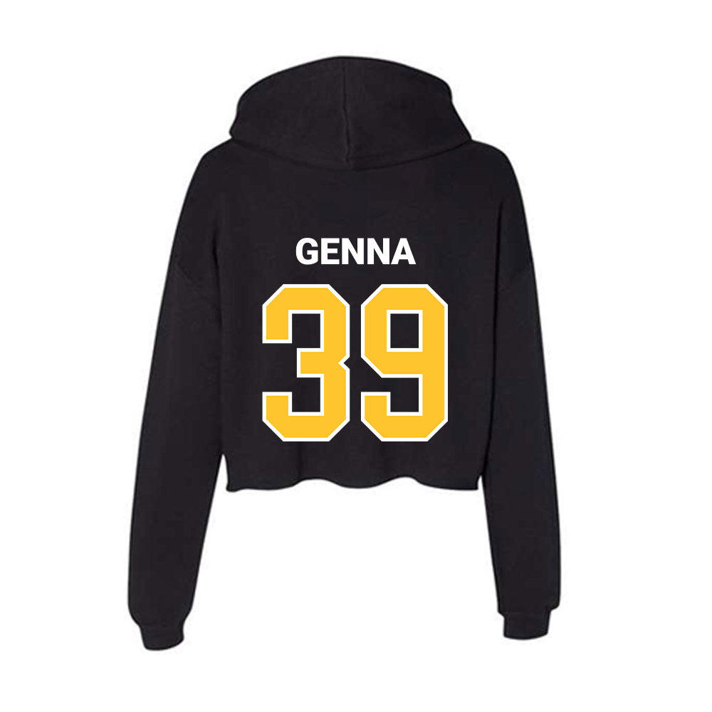 Saint Leo - NCAA Men's Lacrosse : Logan Genna - Women's Crop Fleece Hoodie-1