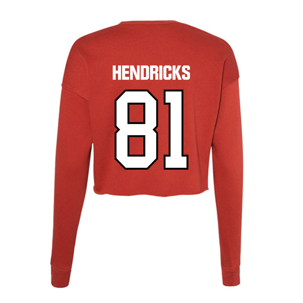 NWOSU - NCAA Football : Kane Hendricks - Women's Cropped Crew Fleece-1