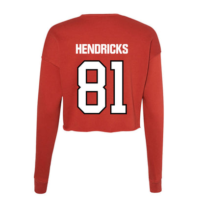 NWOSU - NCAA Football : Kane Hendricks - Women's Cropped Crew Fleece-1