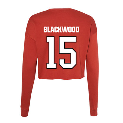 NWOSU - NCAA Women's Volleyball : Ivanny Blackwood - Women's Cropped Crew Fleece-1
