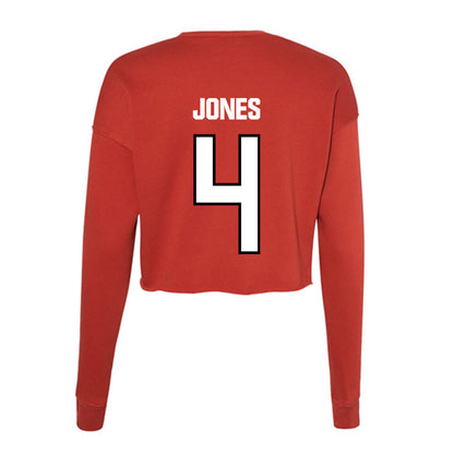NWOSU - NCAA Softball : Katy Jones - Women's Cropped Crew Fleece-1